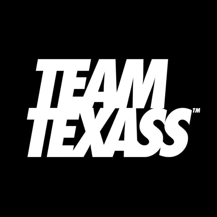 Team Texas logo in white lettering on a black background