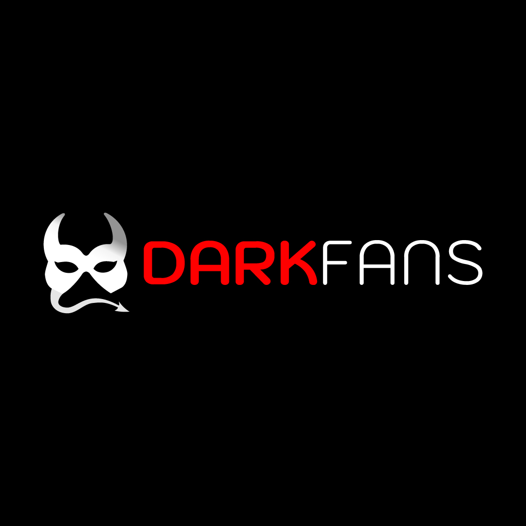 DarkFans logo in white lettering on a dark background