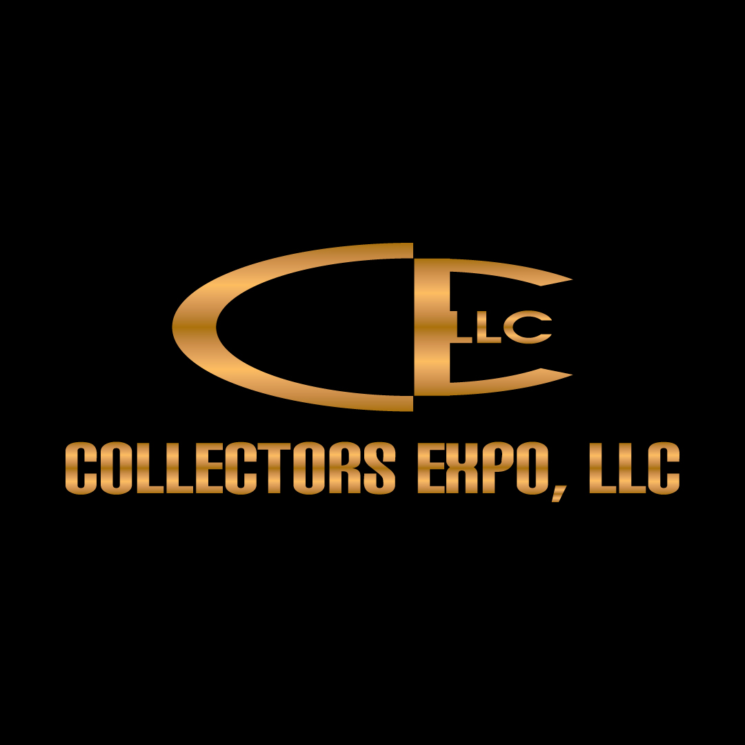 Collectors Expo, LLC logo in gold lettering on a black background