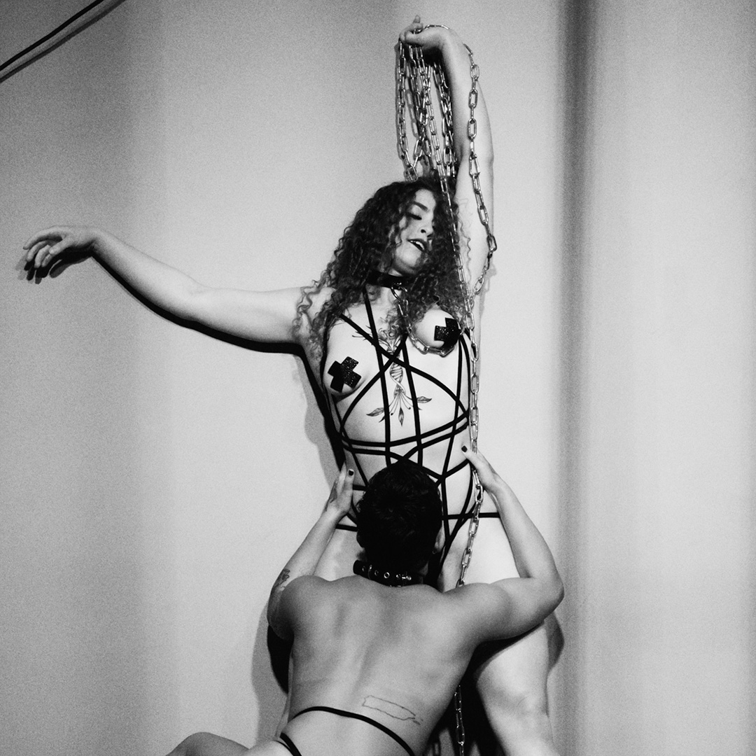 Mala Mia Birdee performing on stage at EXXXOTICA